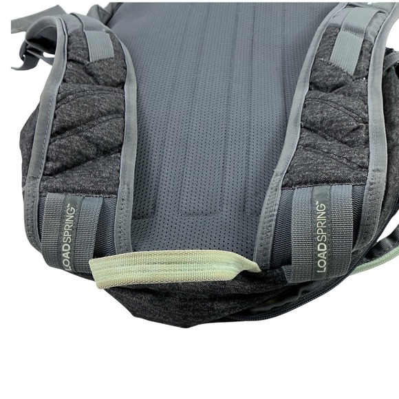 Adidas Backpack Heathered Gray Teal Accent‎ School Travel Laptop Bag 5 Pockets - Picture 12 of 16